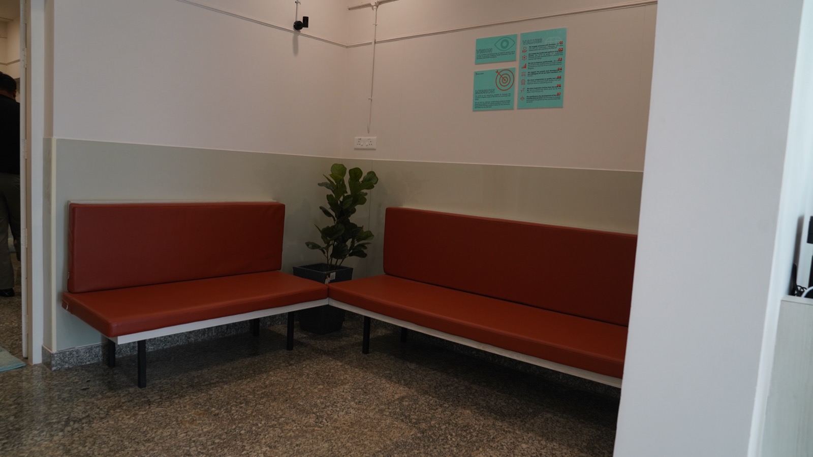 Waiting area at Maana Wellness